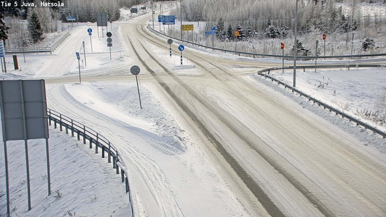Weather Camera Image Väg 5 Juva, Hatsola, Juva, Etelä-Savo