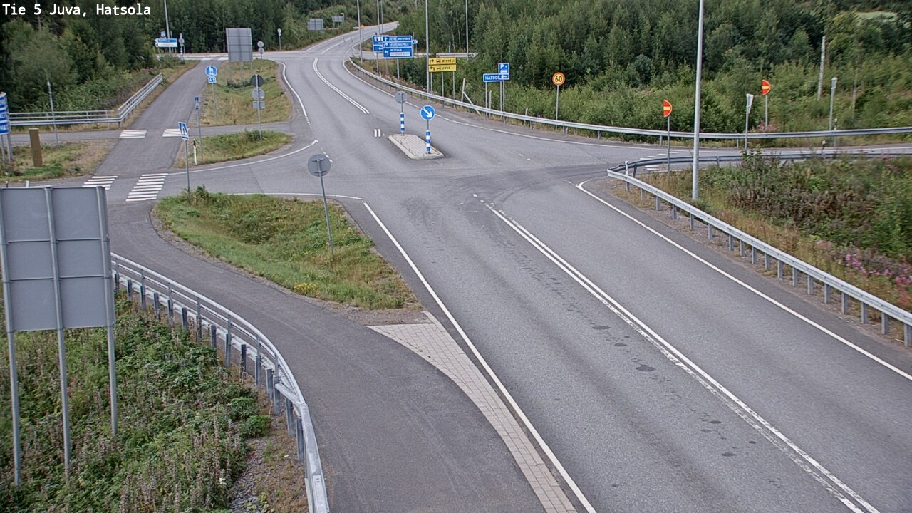 Weather Camera Image Väg 5 Juva, Hatsola, Juva, Etelä-Savo