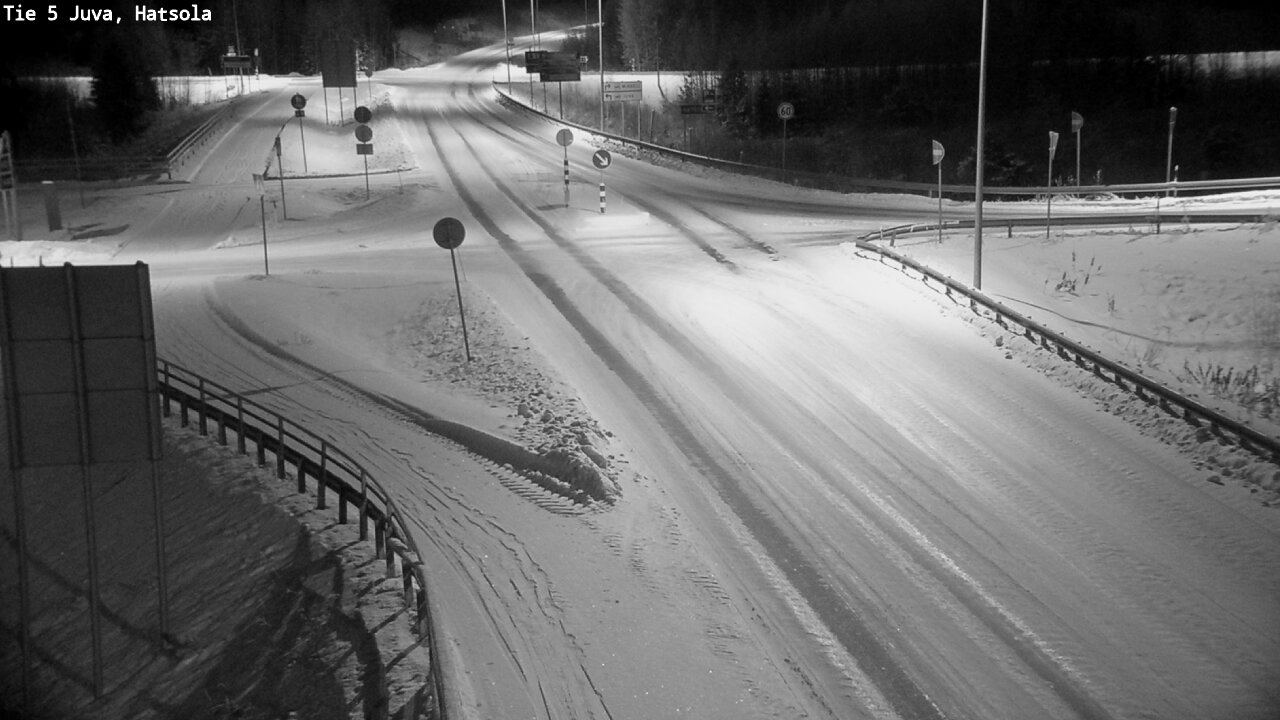 Weather Camera Image Road 5 Juva, Hatsola, Juva, Etelä-Savo