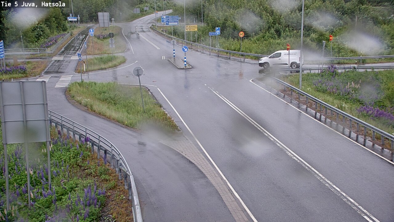 Weather Camera Image Väg 5 Juva, Hatsola, Juva, Etelä-Savo
