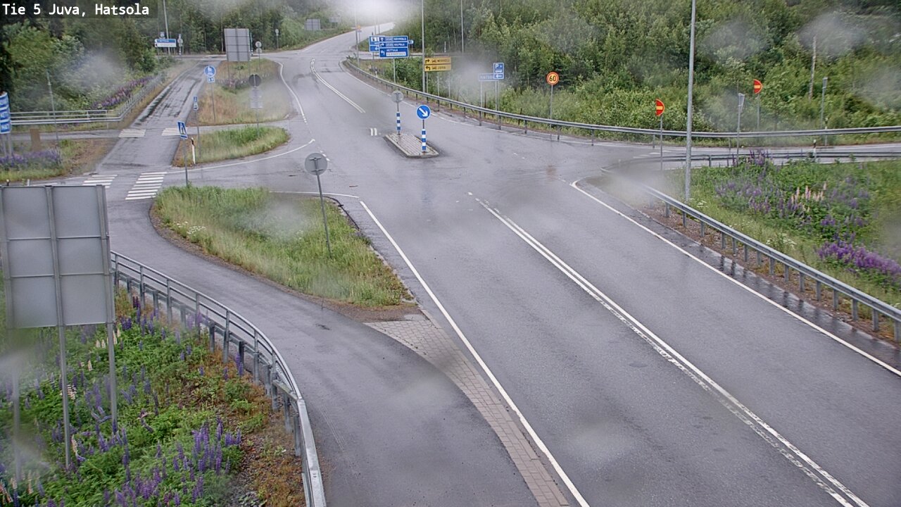 Weather Camera Image Väg 5 Juva, Hatsola, Juva, Etelä-Savo