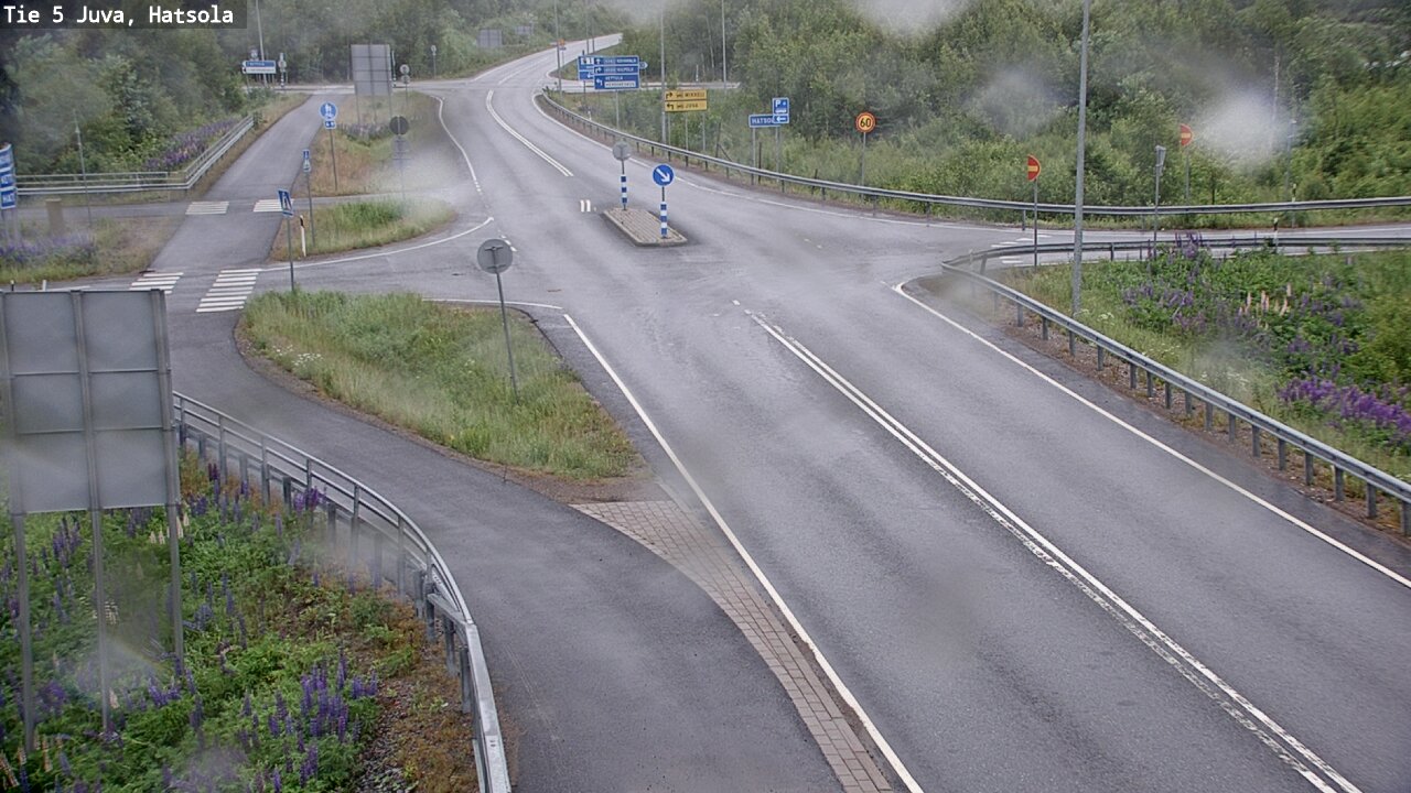 Weather Camera Image Väg 5 Juva, Hatsola, Juva, Etelä-Savo