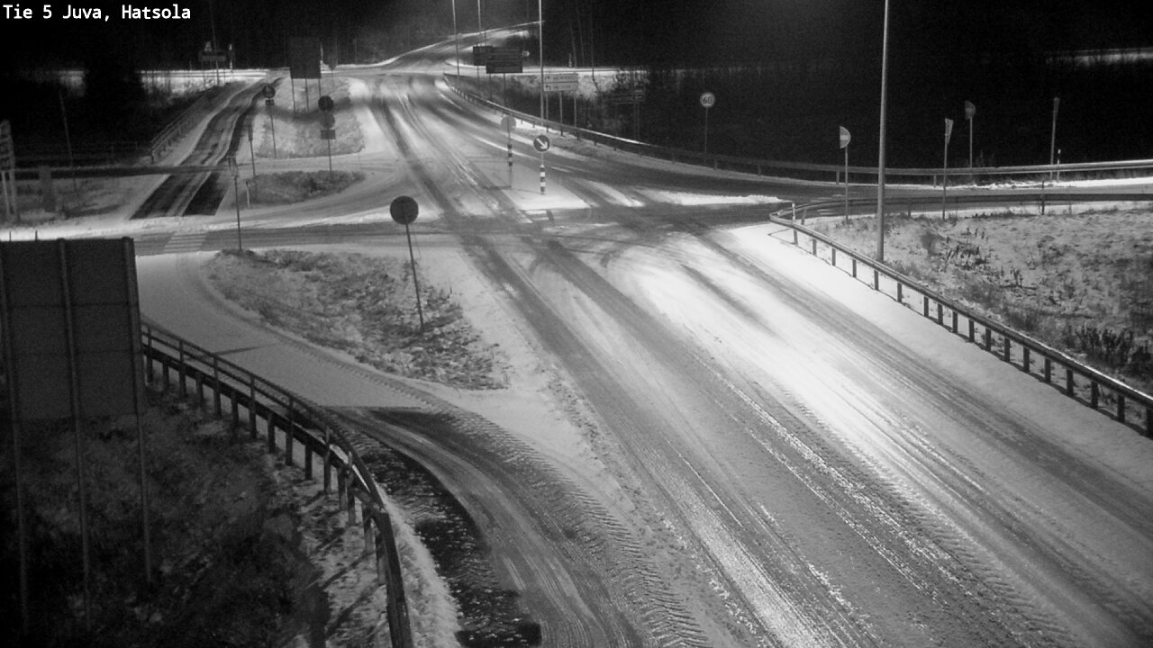 Weather Camera Image Väg 5 Juva, Hatsola, Juva, Etelä-Savo