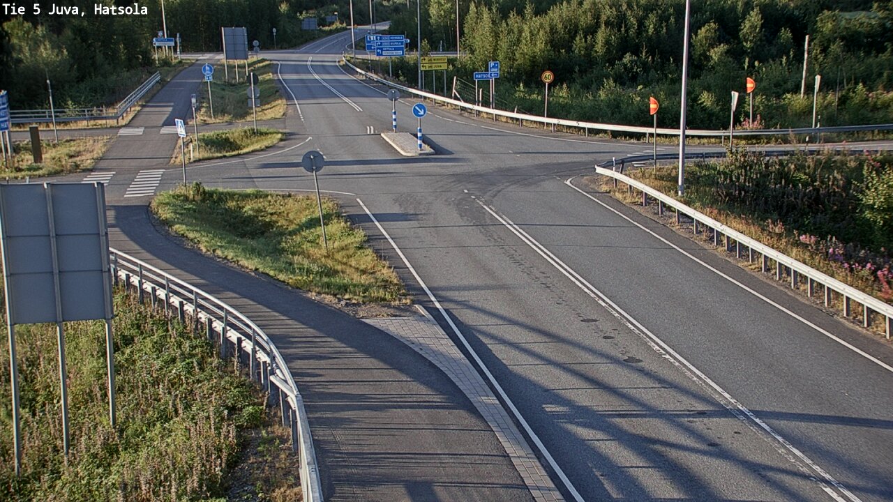 Weather Camera Image Väg 5 Juva, Hatsola, Juva, Etelä-Savo