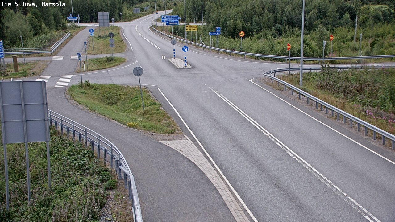 Weather Camera Image Väg 5 Juva, Hatsola, Juva, Etelä-Savo