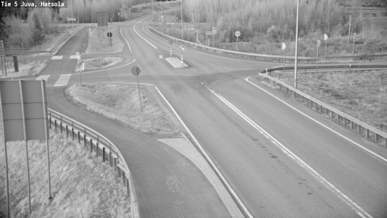 Weather Camera Image Väg 5 Juva, Hatsola, Juva, Etelä-Savo