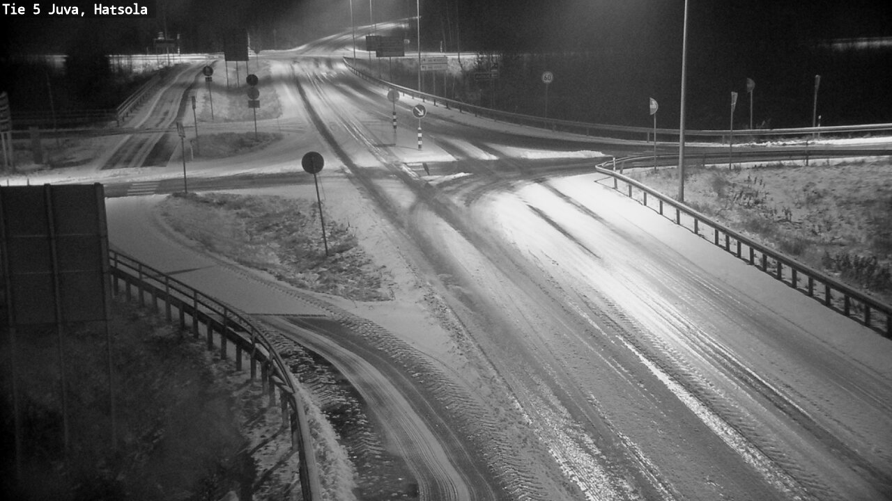 Weather Camera Image Väg 5 Juva, Hatsola, Juva, Etelä-Savo