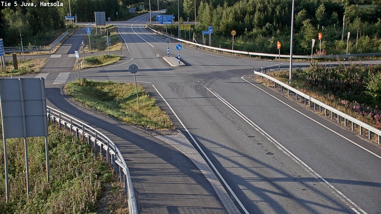 Weather Camera Image Väg 5 Juva, Hatsola, Juva, Etelä-Savo