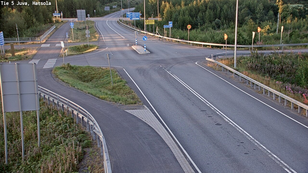 Weather Camera Image Väg 5 Juva, Hatsola, Juva, Etelä-Savo