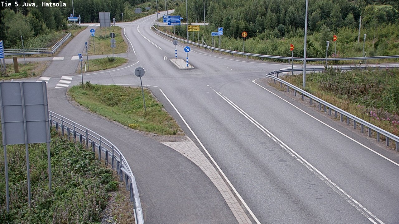 Weather Camera Image Väg 5 Juva, Hatsola, Juva, Etelä-Savo