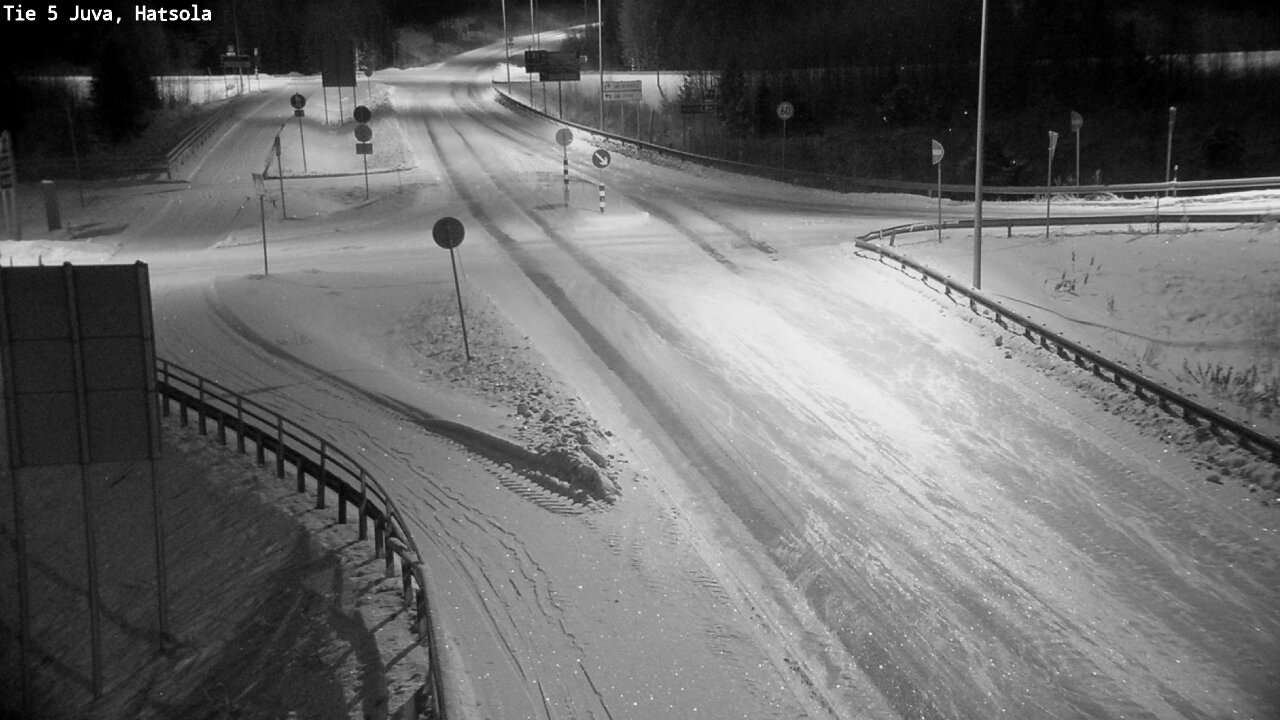 Weather Camera Image Road 5 Juva, Hatsola, Juva, Etelä-Savo