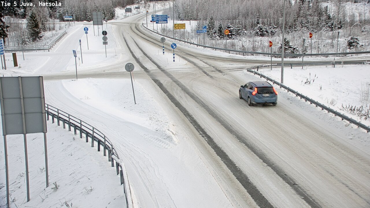 Weather Camera Image Road 5 Juva, Hatsola, Juva, Etelä-Savo