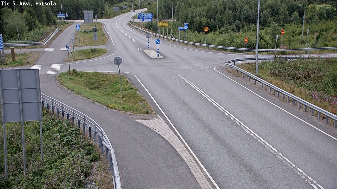 Weather Camera Image Väg 5 Juva, Hatsola, Juva, Etelä-Savo