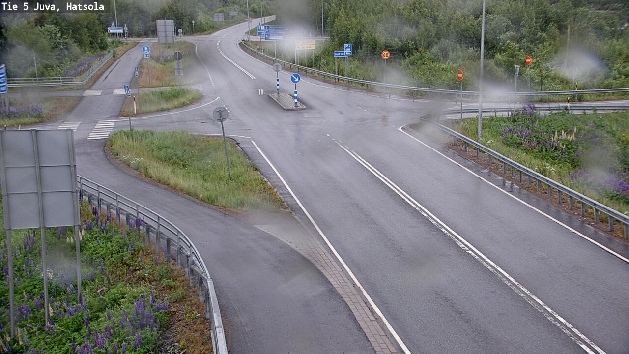 Weather Camera Image Väg 5 Juva, Hatsola, Juva, Etelä-Savo