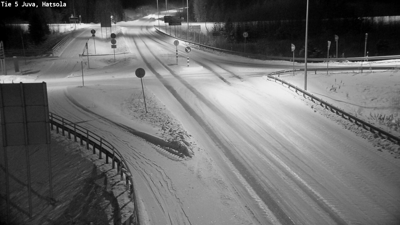 Weather Camera Image Road 5 Juva, Hatsola, Juva, Etelä-Savo