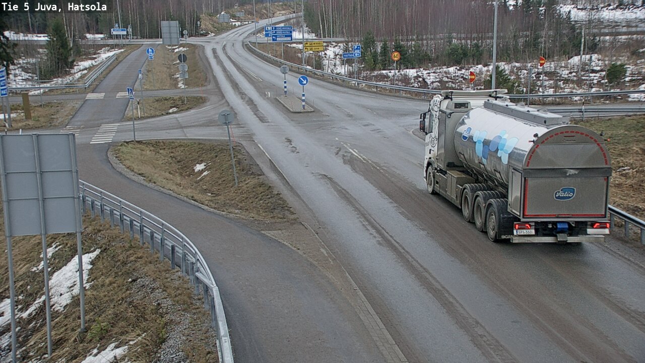 Weather Camera Image Väg 5 Juva, Hatsola, Juva, Etelä-Savo