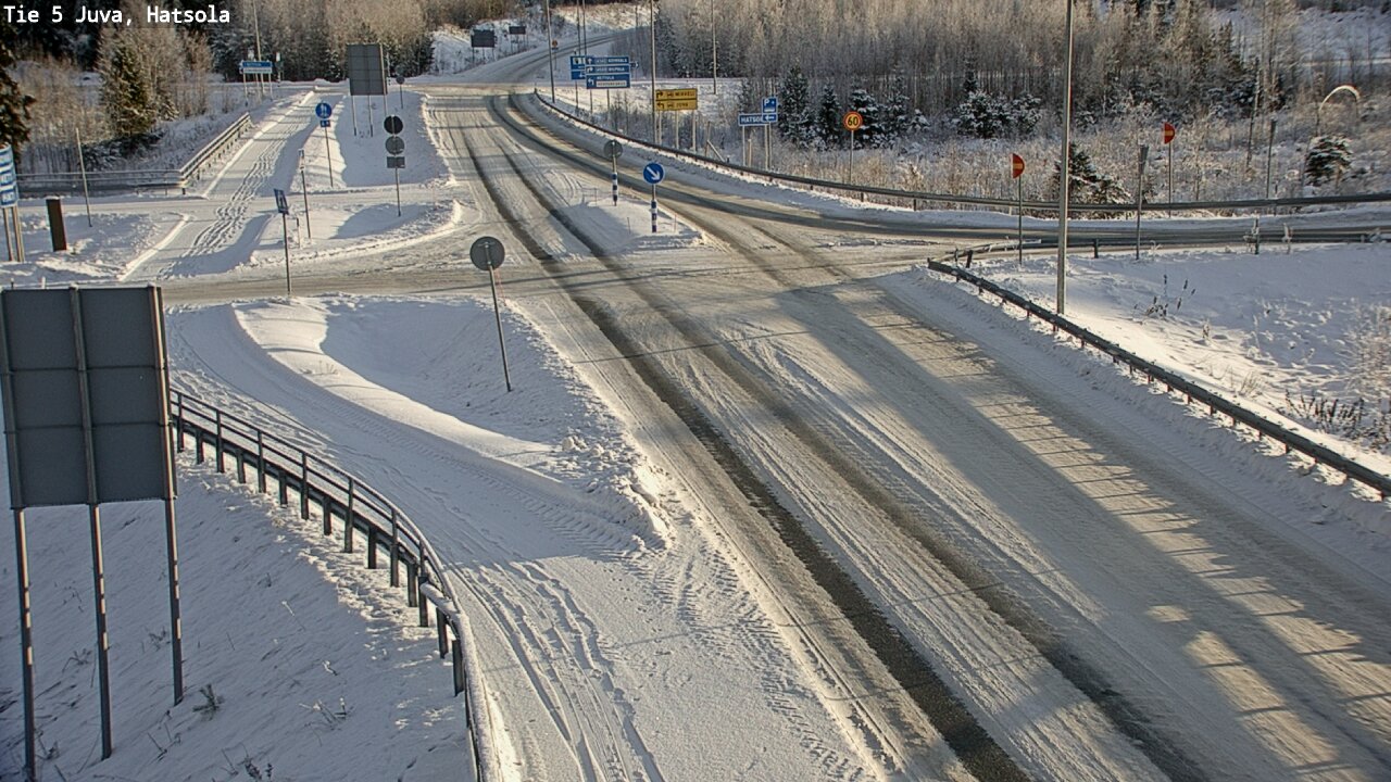 Weather Camera Image Road 5 Juva, Hatsola, Juva, Etelä-Savo