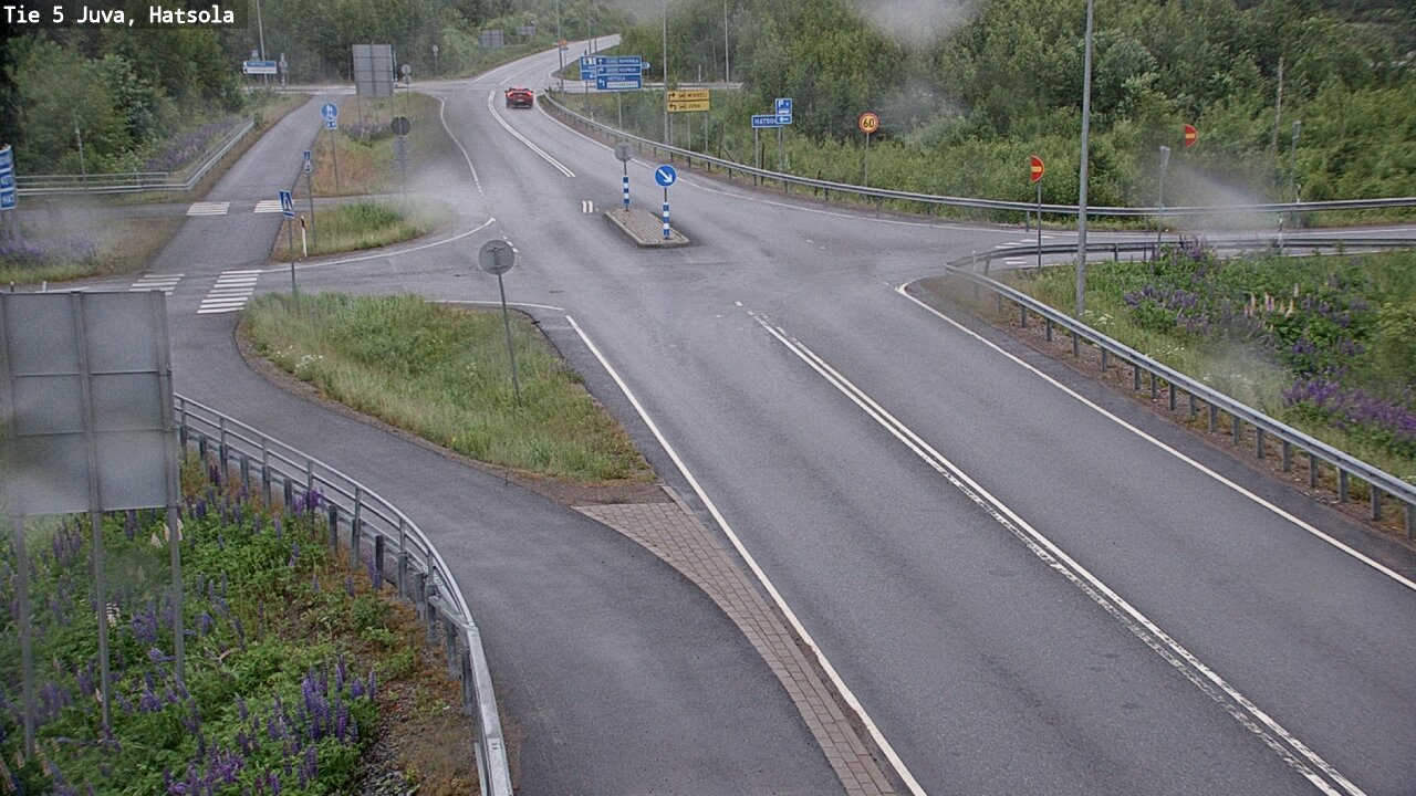 Weather Camera Image Väg 5 Juva, Hatsola, Juva, Etelä-Savo