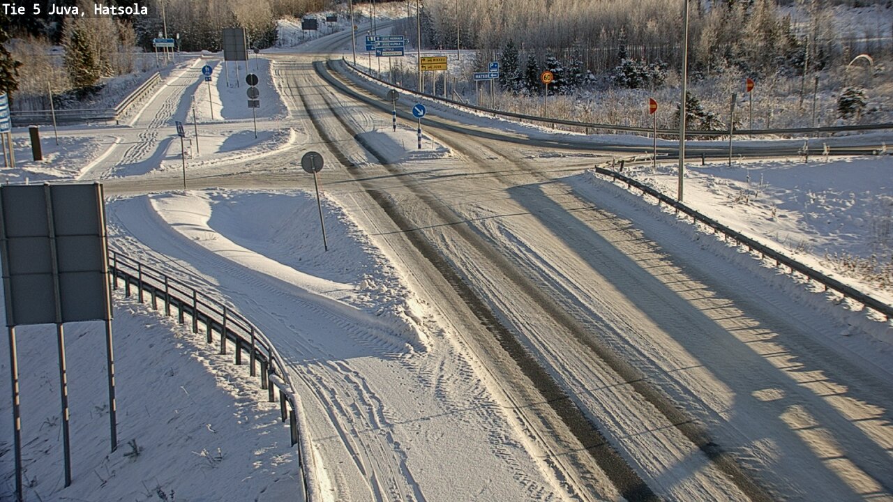 Weather Camera Image Road 5 Juva, Hatsola, Juva, Etelä-Savo