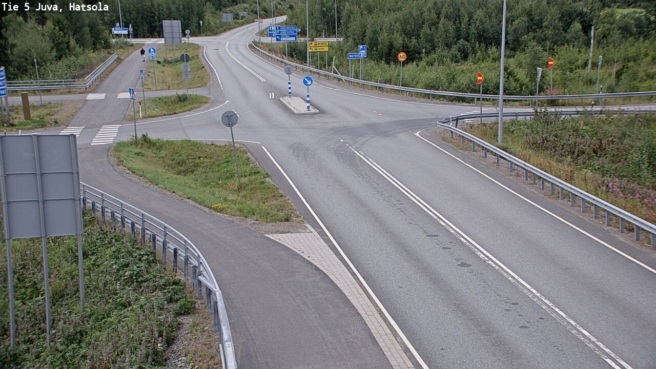 Weather Camera Image Väg 5 Juva, Hatsola, Juva, Etelä-Savo