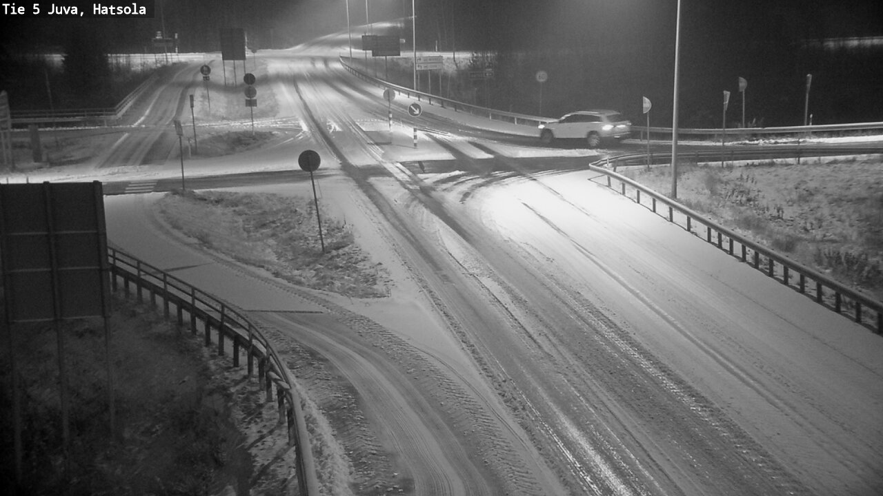 Weather Camera Image Väg 5 Juva, Hatsola, Juva, Etelä-Savo
