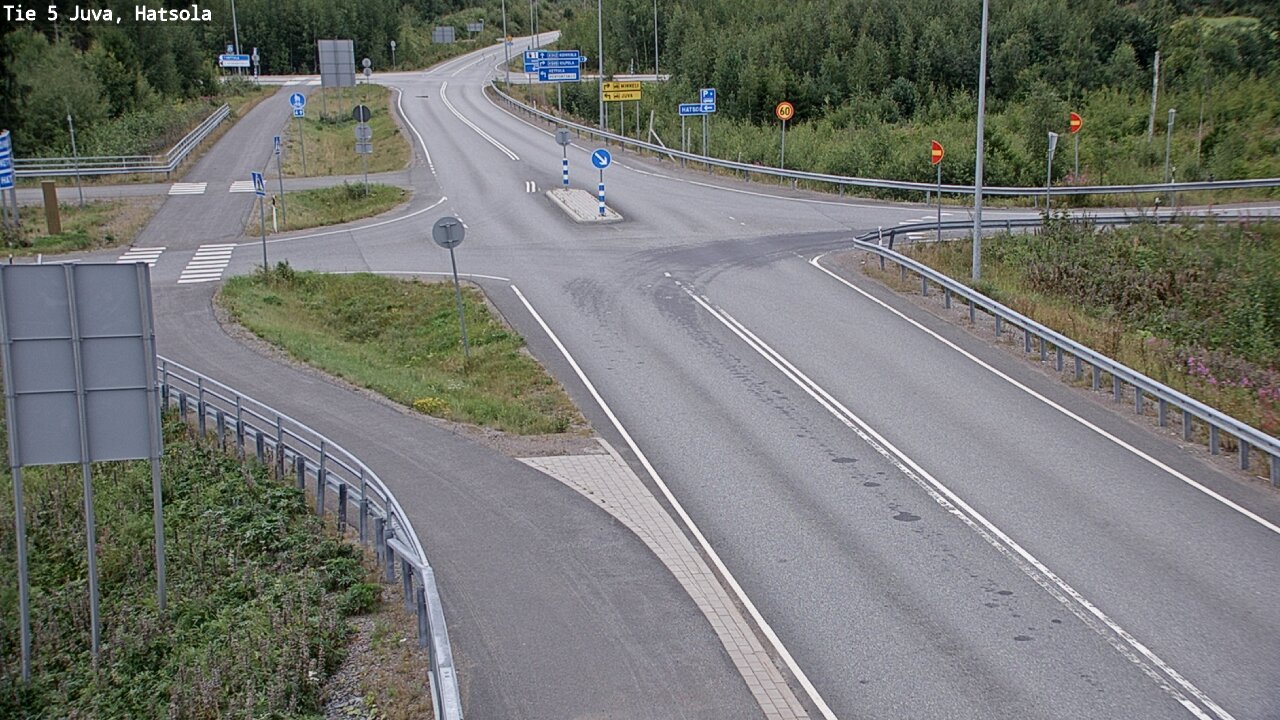 Weather Camera Image Väg 5 Juva, Hatsola, Juva, Etelä-Savo