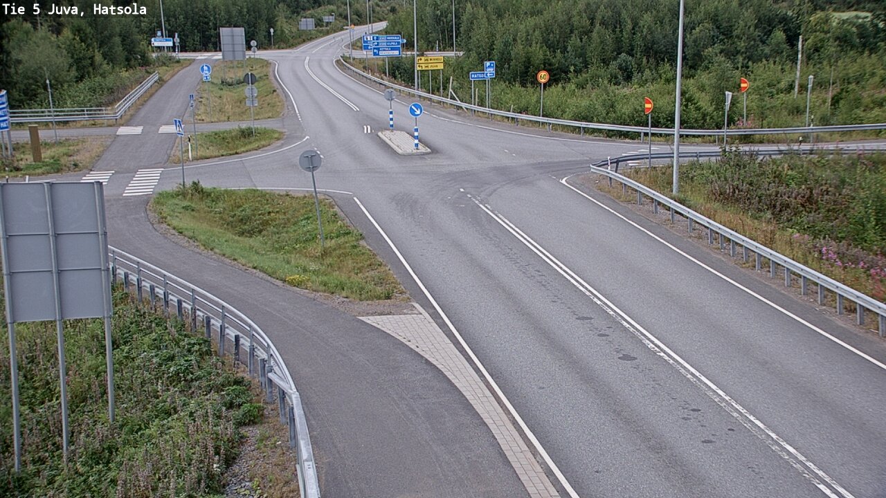 Weather Camera Image Väg 5 Juva, Hatsola, Juva, Etelä-Savo
