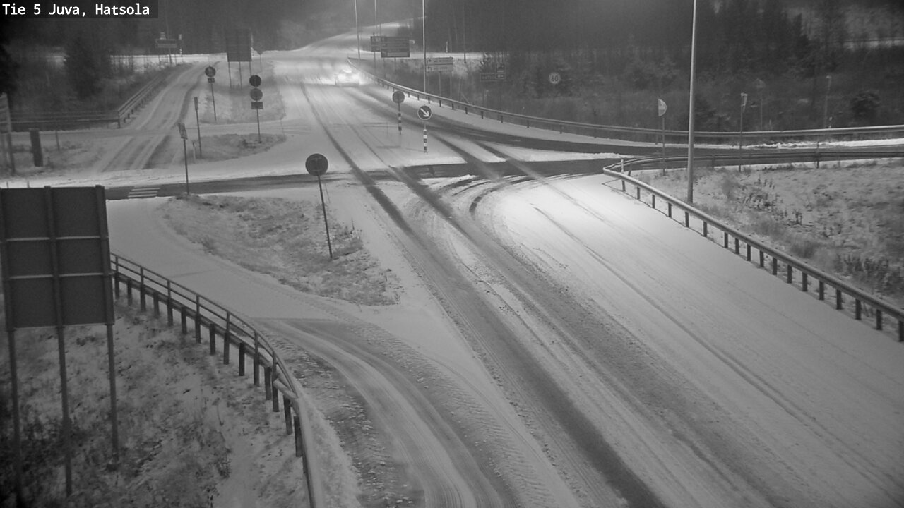 Weather Camera Image Väg 5 Juva, Hatsola, Juva, Etelä-Savo