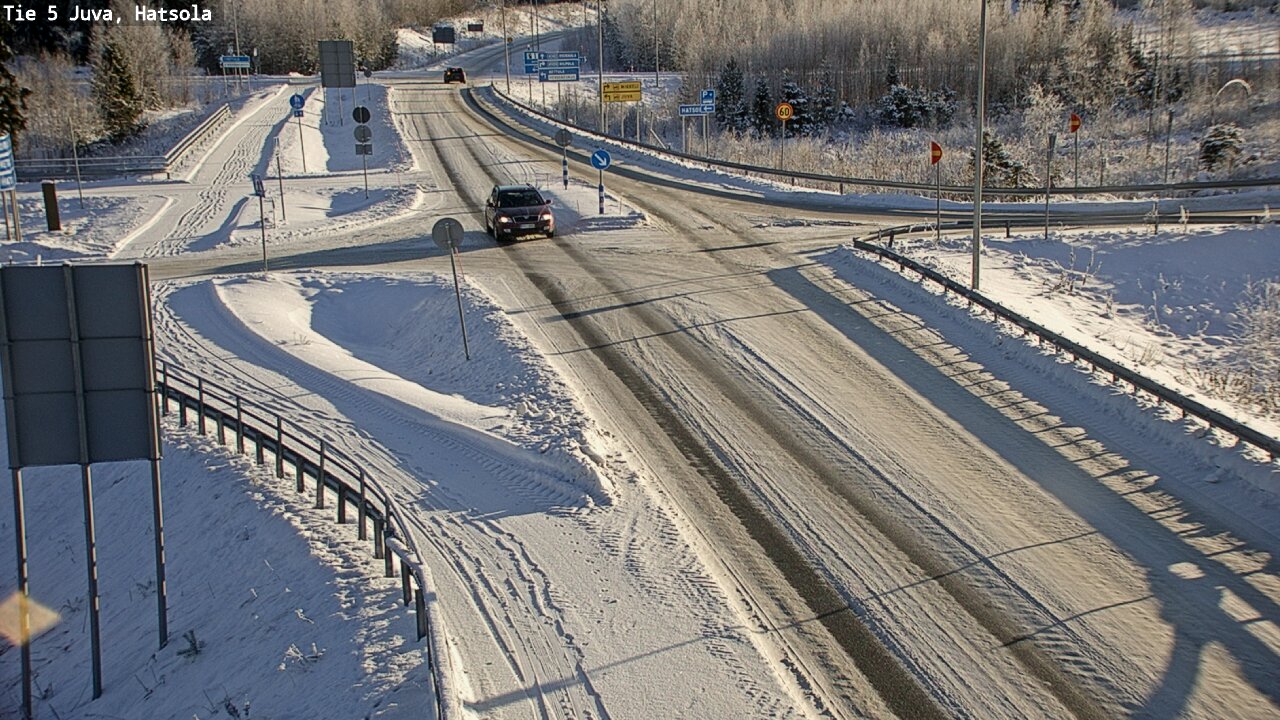 Weather Camera Image Road 5 Juva, Hatsola, Juva, Etelä-Savo