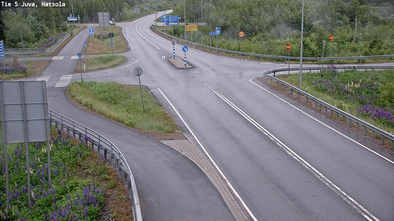 Weather Camera Image Väg 5 Juva, Hatsola, Juva, Etelä-Savo