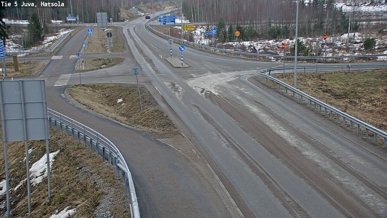 Weather Camera Image Road 5 Juva, Hatsola, Juva, Etelä-Savo