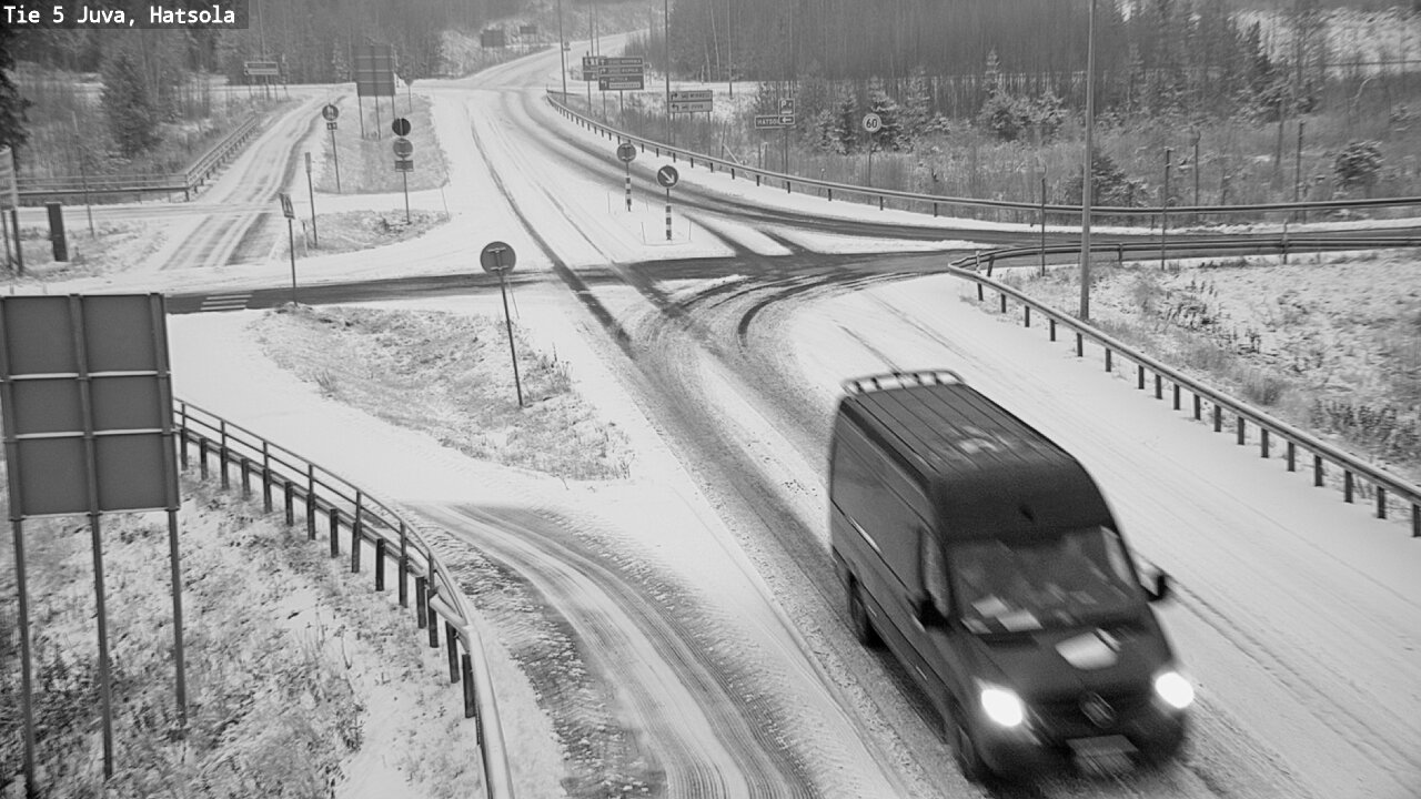 Weather Camera Image Väg 5 Juva, Hatsola, Juva, Etelä-Savo