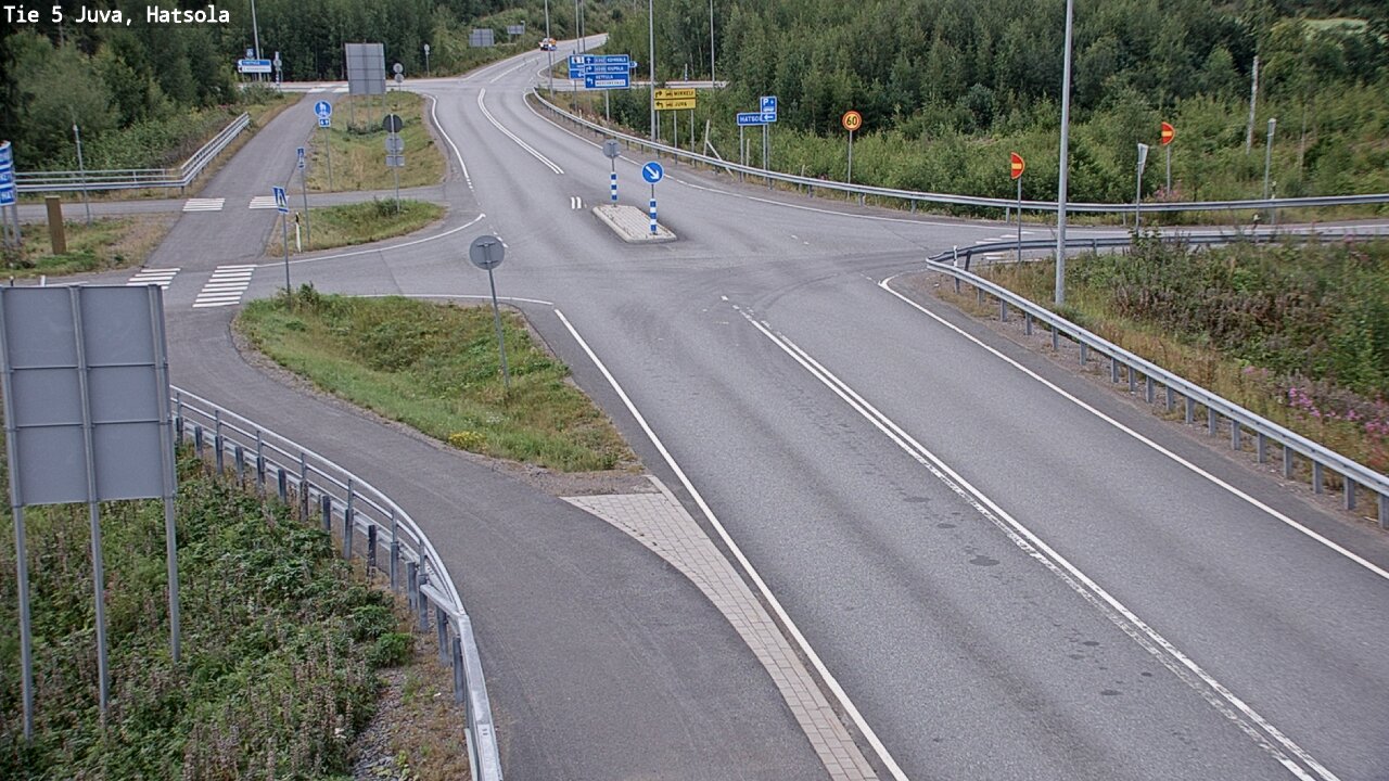 Weather Camera Image Väg 5 Juva, Hatsola, Juva, Etelä-Savo