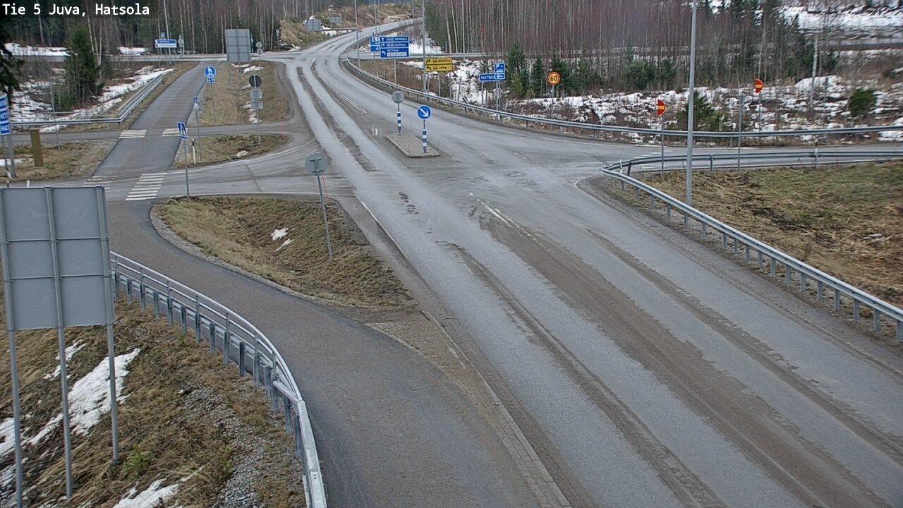 Weather Camera Image Väg 5 Juva, Hatsola, Juva, Etelä-Savo