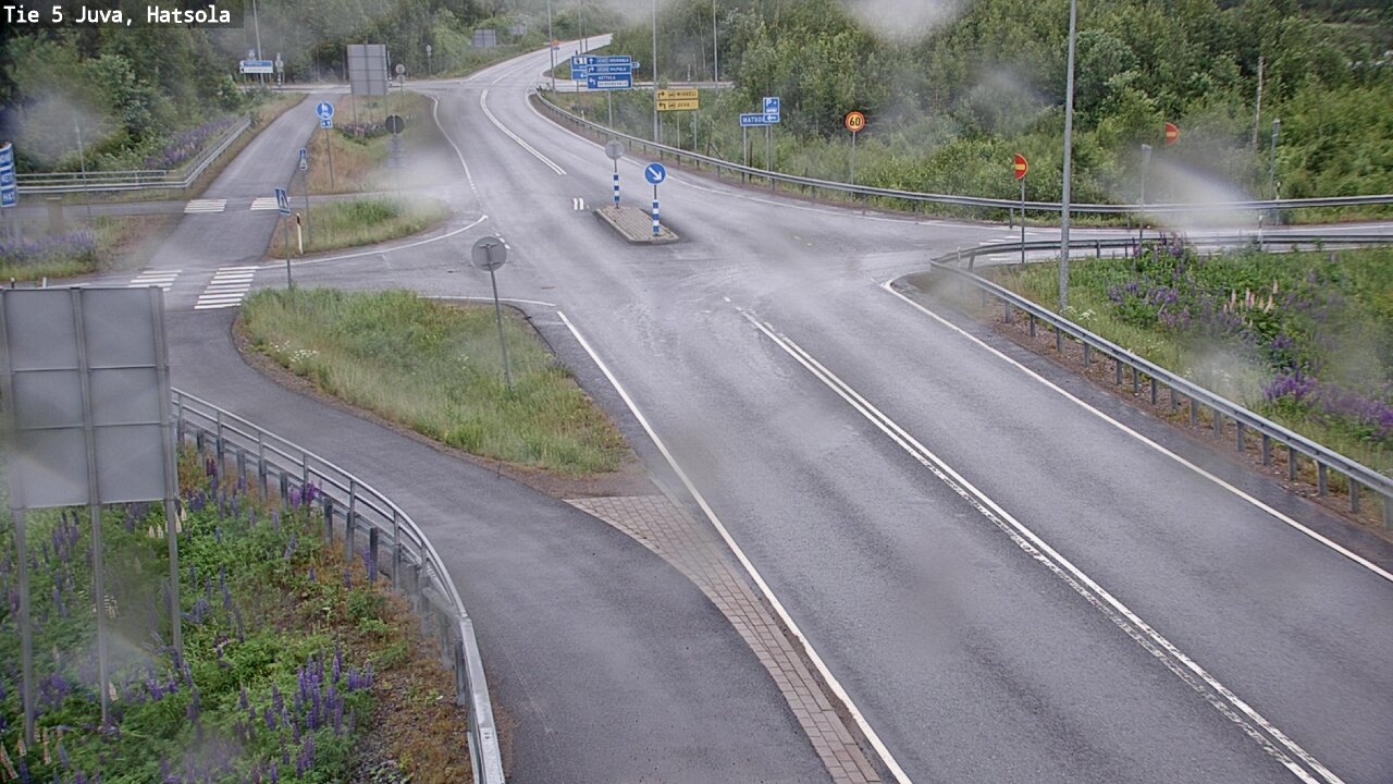 Weather Camera Image Väg 5 Juva, Hatsola, Juva, Etelä-Savo