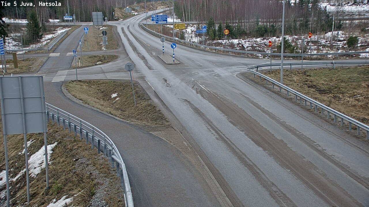Weather Camera Image Väg 5 Juva, Hatsola, Juva, Etelä-Savo