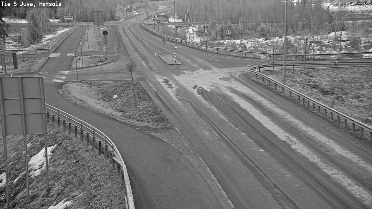 Weather Camera Image Road 5 Juva, Hatsola, Juva, Etelä-Savo