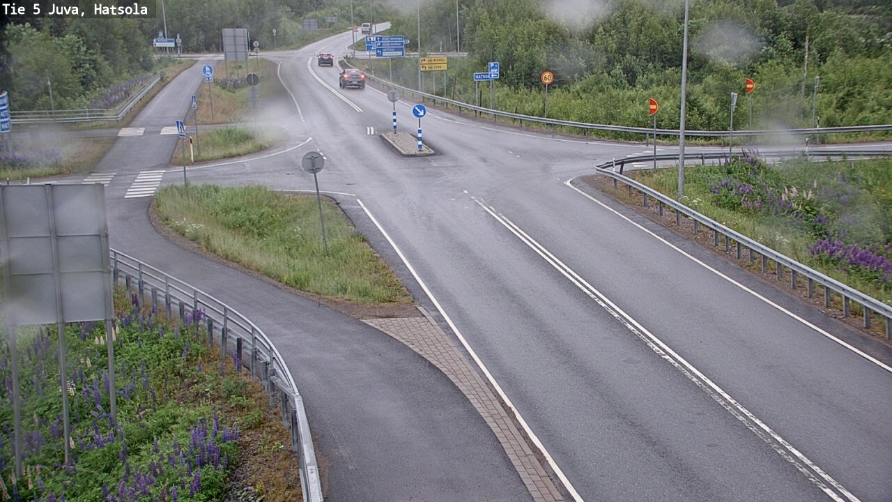 Weather Camera Image Väg 5 Juva, Hatsola, Juva, Etelä-Savo