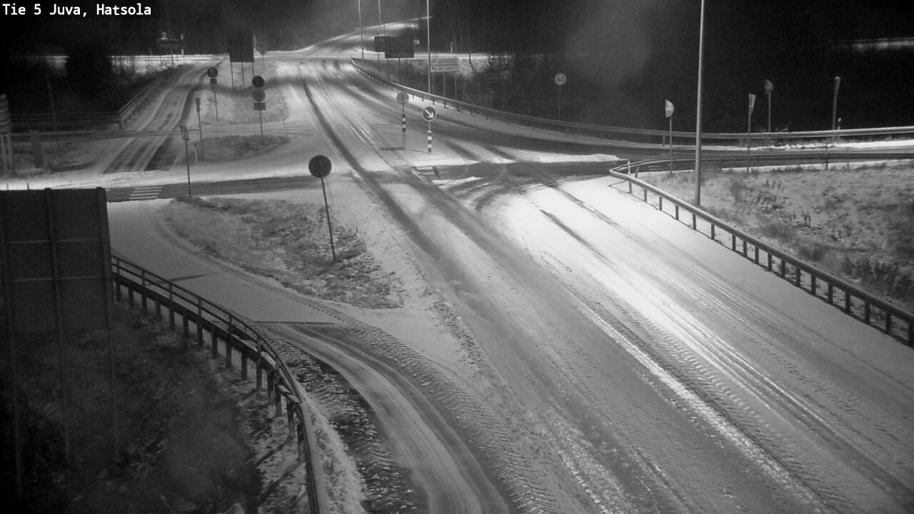 Weather Camera Image Väg 5 Juva, Hatsola, Juva, Etelä-Savo