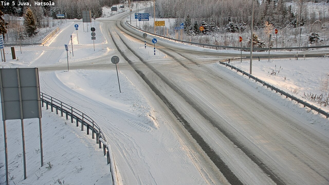 Weather Camera Image Road 5 Juva, Hatsola, Juva, Etelä-Savo