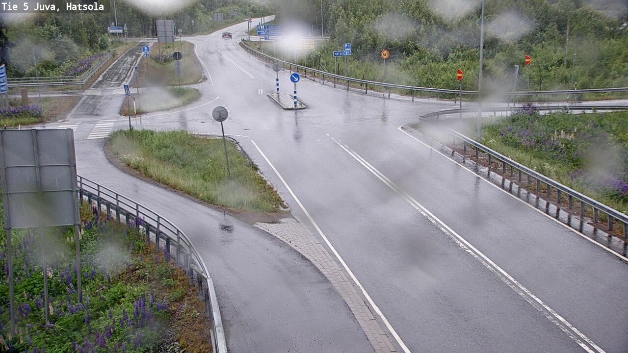 Weather Camera Image Väg 5 Juva, Hatsola, Juva, Etelä-Savo