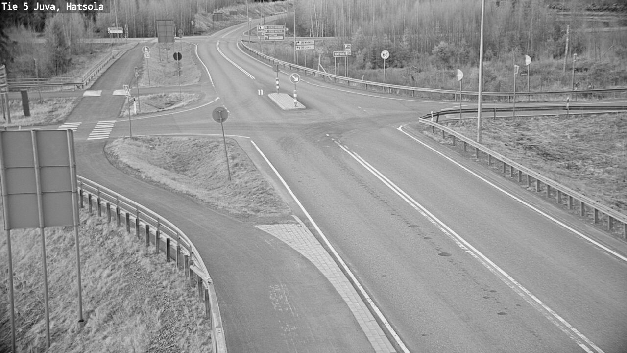 Weather Camera Image Road 5 Juva, Hatsola, Juva, Etelä-Savo