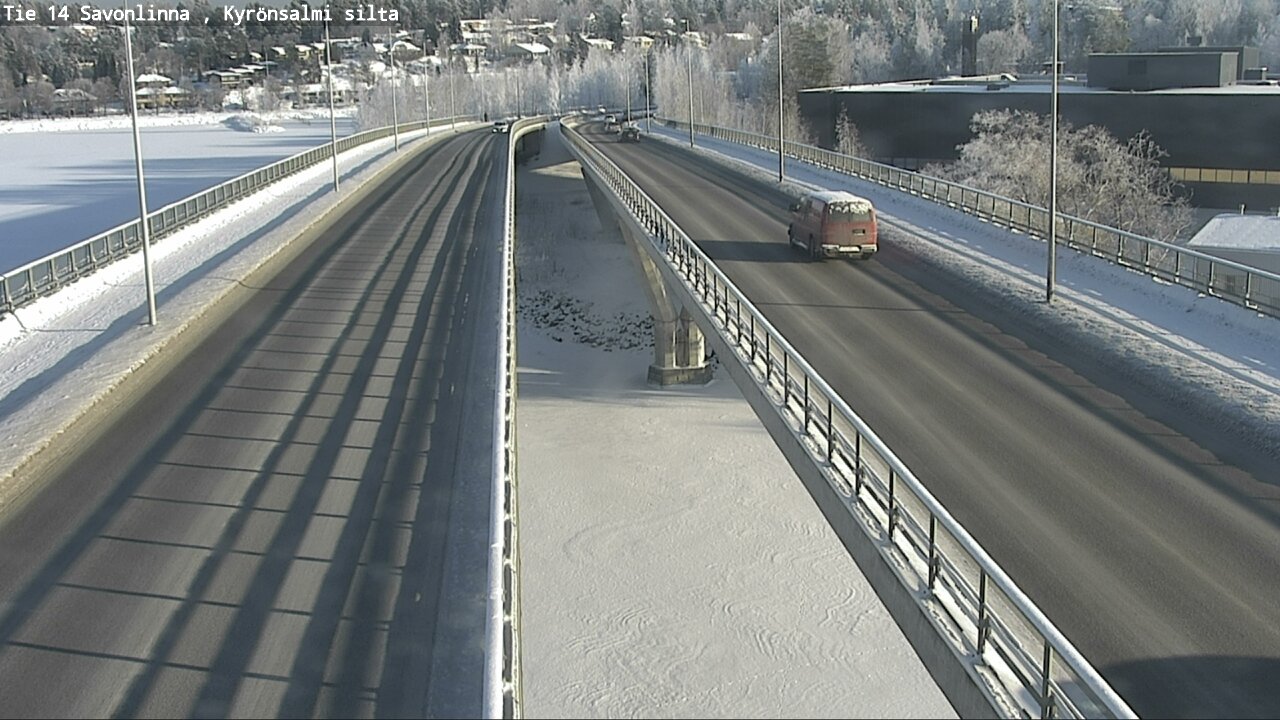 Weather Camera Image Road 14 Savonlinna, Kyrönsalmi, Savonlinna, Etelä-Savo