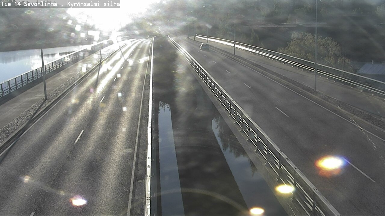 Weather Camera Image Road 14 Savonlinna, Kyrönsalmi, Savonlinna, Etelä-Savo
