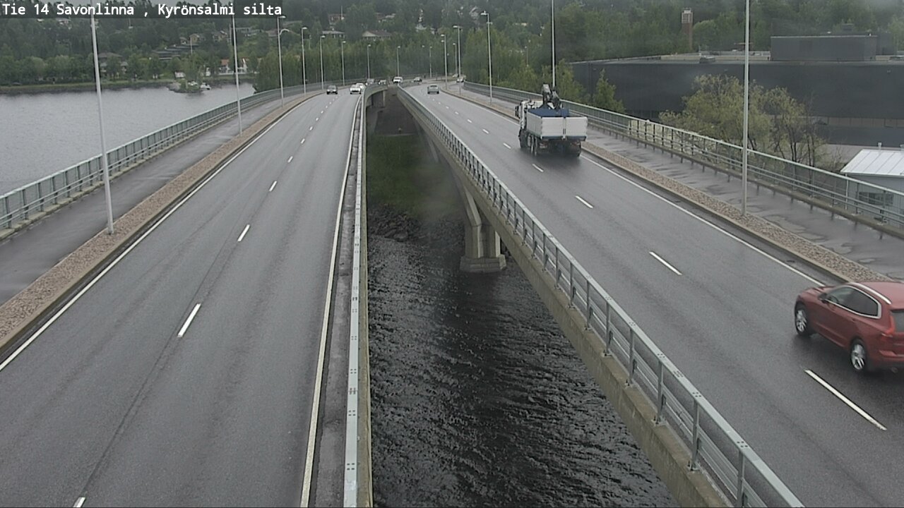 Weather Camera Image Road 14 Savonlinna, Kyrönsalmi, Savonlinna, Etelä-Savo
