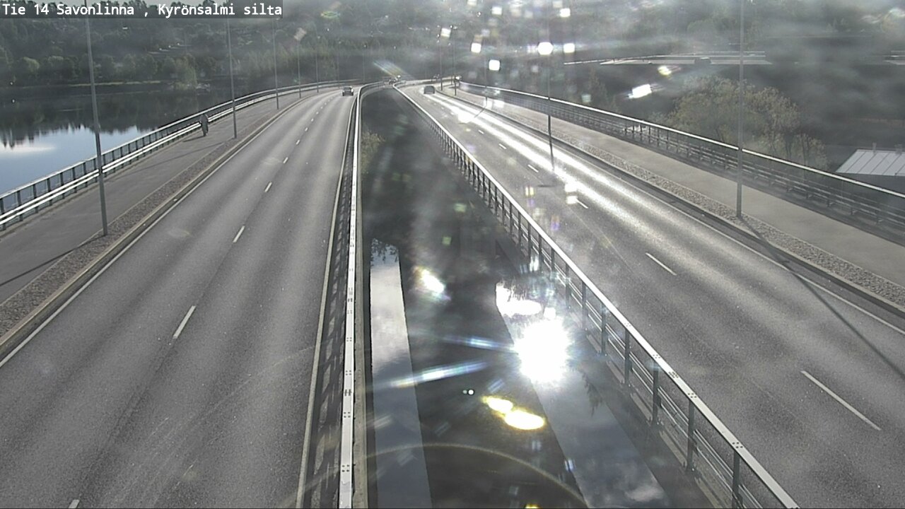 Weather Camera Image Road 14 Savonlinna, Kyrönsalmi, Savonlinna, Etelä-Savo