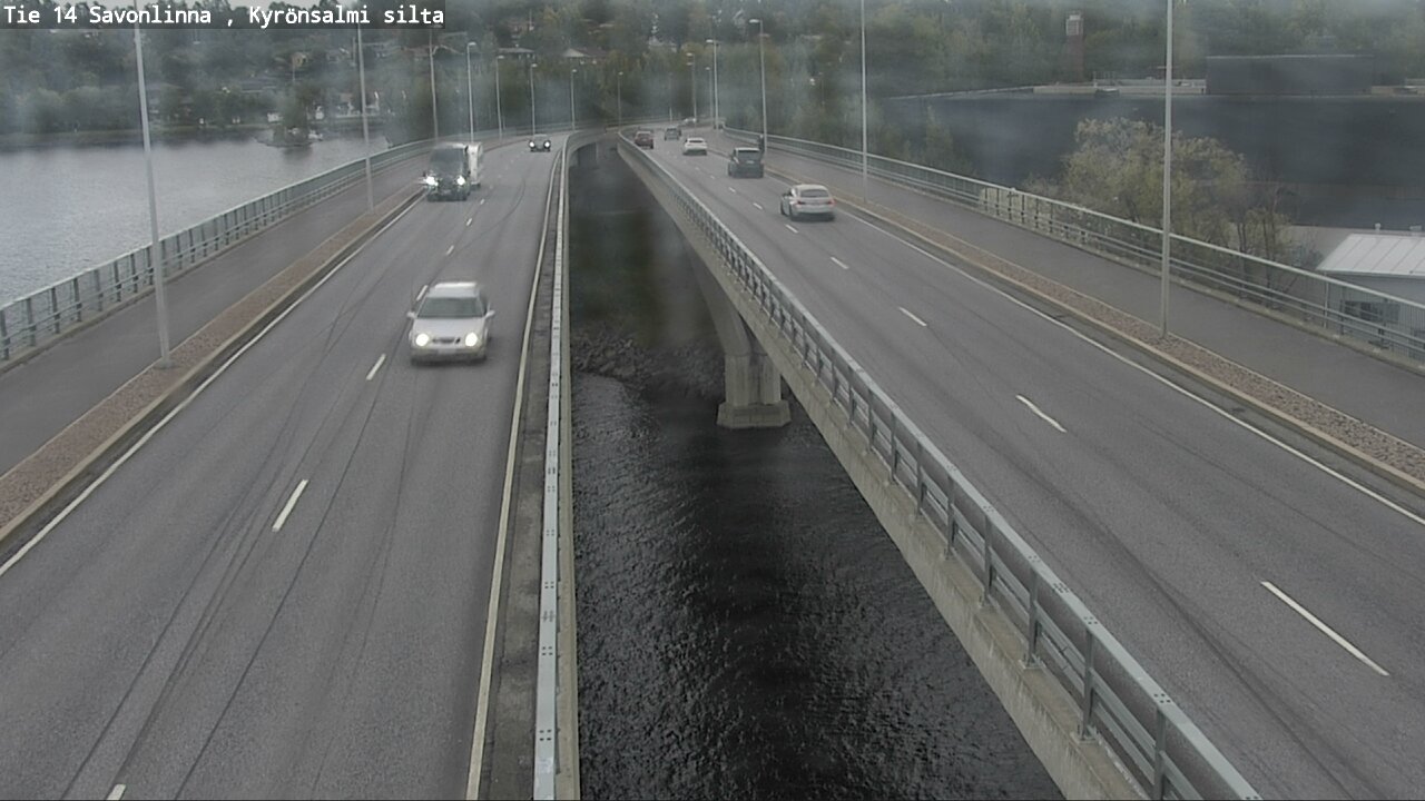 Weather Camera Image Road 14 Savonlinna, Kyrönsalmi, Savonlinna, Etelä-Savo