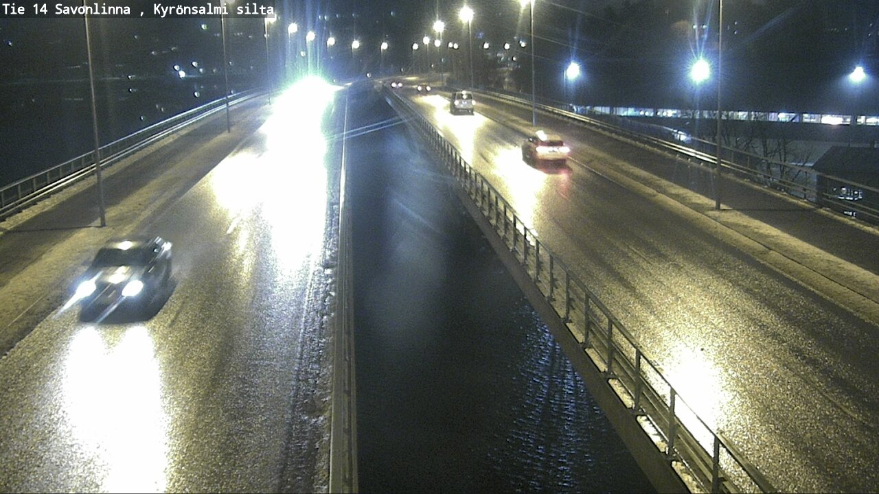 Weather Camera Image Väg 14 Nyslott, Kyrönsalmi, Savonlinna, Etelä-Savo
