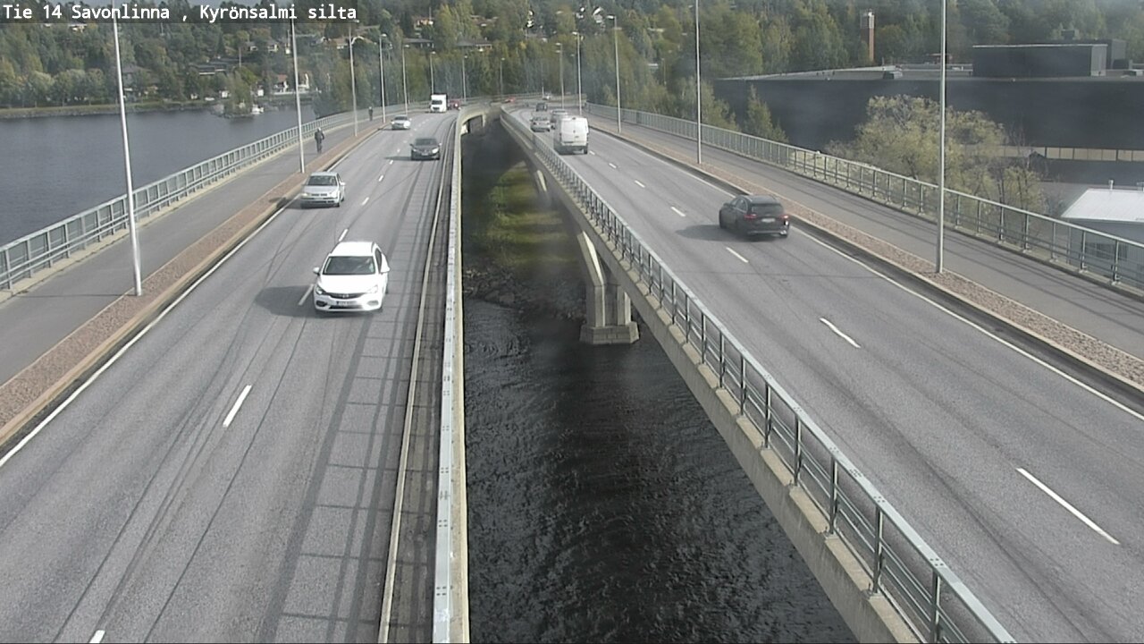 Weather Camera Image Road 14 Savonlinna, Kyrönsalmi, Savonlinna, Etelä-Savo
