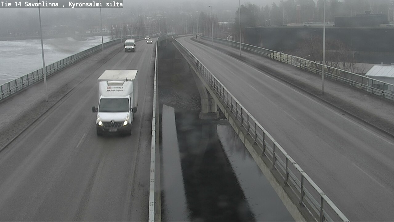 Weather Camera Image Väg 14 Nyslott, Kyrönsalmi, Savonlinna, Etelä-Savo